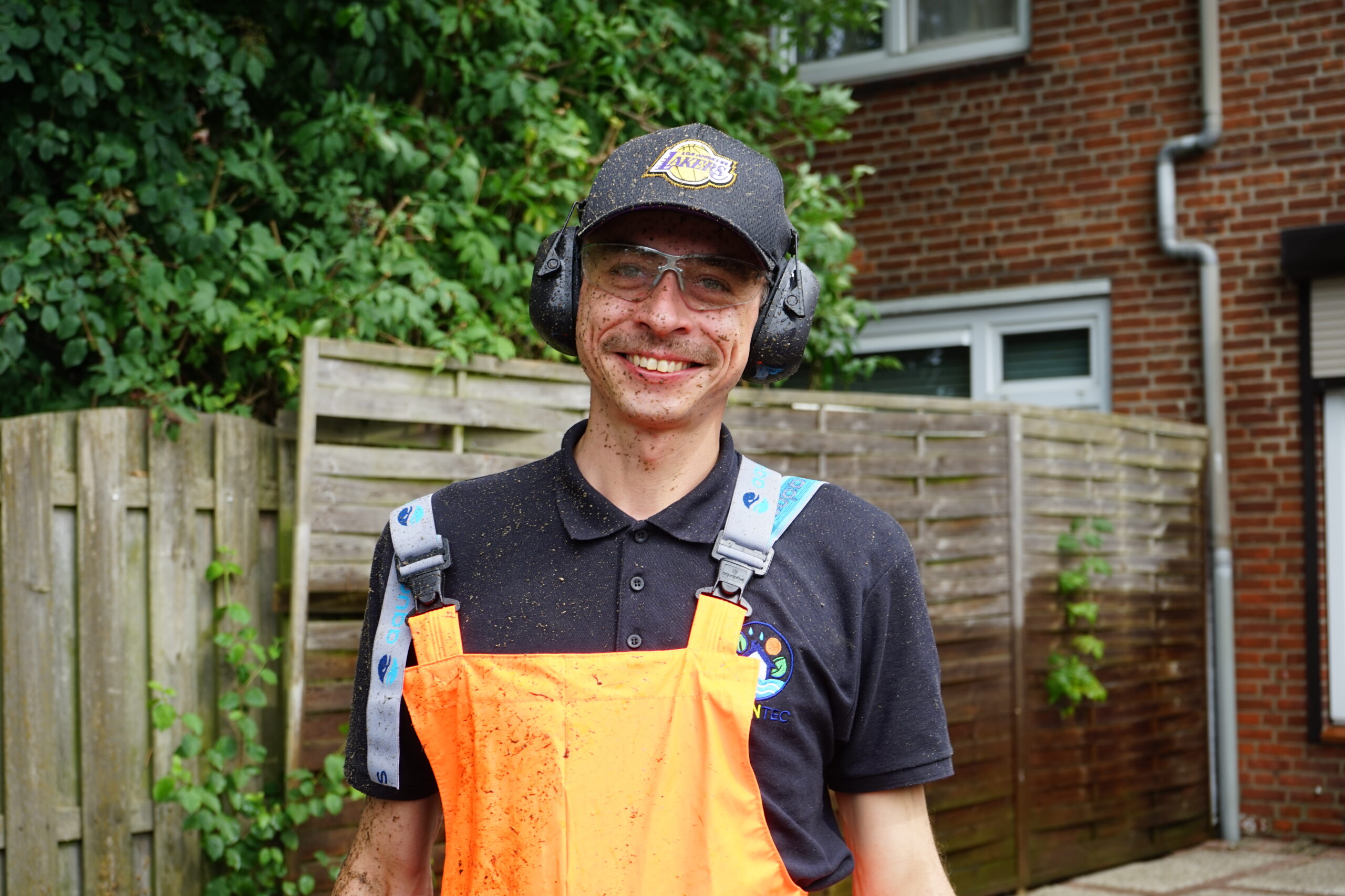 Cleantec vakman aan het werk