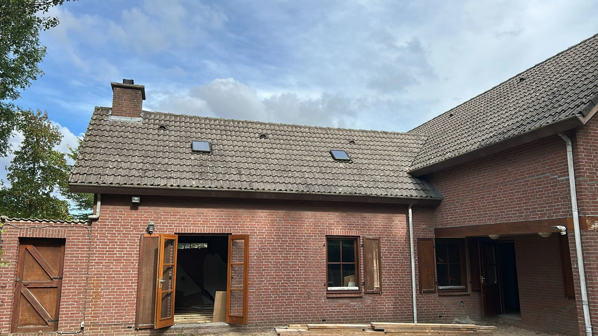 Dakproject in Stein — vóór werkzaamheden