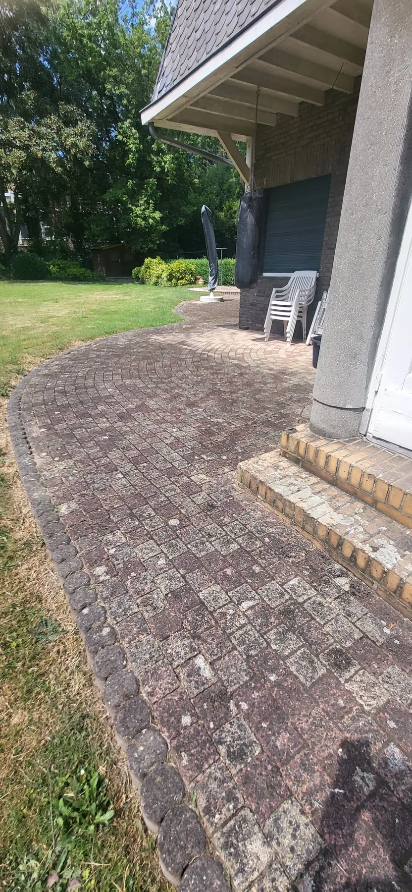 Bestrating Sittard – terras voor reiniging